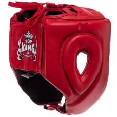Шолом боксерський відкритий Top King Open Chin XL червоний, код: TKHGOC_XLR-S52