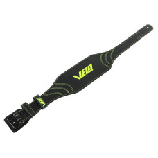 Пояс атлетичний шкіряний Velo L ширина-15см, чорний-салатовий, код: VL-9739_L