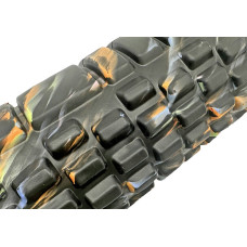 Масажний ролик EasyFit Grid Roller v.1.1 Multi, 330х140 мм, чорний, код: EF-2021-BK-EF