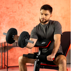 Гантеля композитна Hop-Sport 20кг, код: 5902308223776