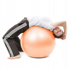 М"яч для фітнесу Springos 55 см Anti-Burst Orange, код: FB0010