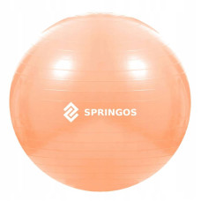 М"яч для фітнесу Springos 55 см Anti-Burst Orange, код: FB0010