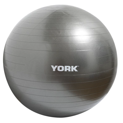 Фітбол York Fitness 75см сірий + насос, код: 0014961820034