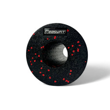 Масажний ролик EasyFit LightWeight 330х140 мм з масажером для стоп 330х50 мм, чорний-червоний, код: EF-2035-1-EF