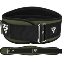 Пояс для важкої атлетики RDX RX3 EVA Curve неопреновий Army Green S, код: WBE-RX3AG-S