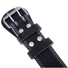 Пояс атлетичний шкіряний Zelart ширина 15см XS чорний, код: SB-165053_XS-S52