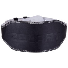 Пояс атлетичний шкіряний Zelart ширина 15см XS чорний, код: SB-165053_XS-S52