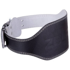 Пояс атлетичний шкіряний Zelart ширина 15см XS чорний, код: SB-165053_XS-S52