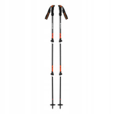 Трекінгові палиці Mountain Goat Peak+ 65-135 см, чорний-помаранчевий, код: P-5907739318275