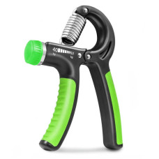 Еспандер кистьовий PowerPlay Strength Grip з регульованим навантаженням 10-40 кг, чорно-зелений, код: PP_4323_Bl/Green