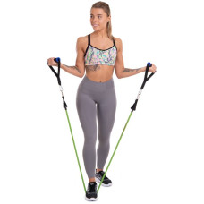 Еспандер багатофункціональний для фітнесу 9 жгутів Zelart Resistance Band в чехле, код: DT-1002-S52