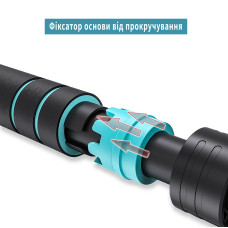 Розсувний розпірний турнік EasyFit BlueGymBar 95-120 см, код: EF-1634-2-EF