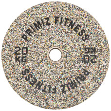 Бамперні диски із структурної гуми Record Bumper Plates 51мм, 20кг, сірий, код: TA-4787-20