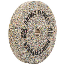 Бамперні диски із структурної гуми Record Bumper Plates 51мм, 20кг, сірий, код: TA-4787-20