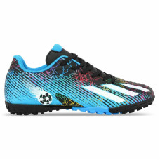 Сороконіжки футбольні Lijin розмір 40, чорний-блакитний-білий, код: 2300-39-45-3_40