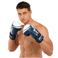 Рукавички боксерські Mike Tyson 12oz, синій, код: VL-4544_12BL
