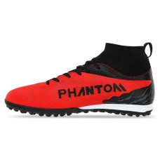Сороконіжки футбольні Zoom, розмір 43, чорний-червоний, код: 221212-2_43
