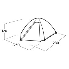 Намет тримісний Easy Camp Rondane 3 (120470), код: 931542-SVA