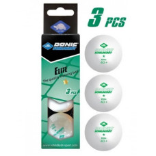 М"ячі для настільного тенісу Donic Elite 1*, код: Donic Elite 1* (3шт) 40+ white