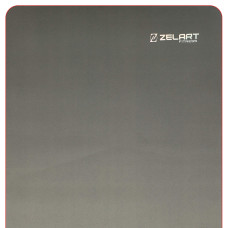Килимок для фітнесу та спорту Zelart PU гума 1830x680x4,5 мм, сірий, код: FI-4903