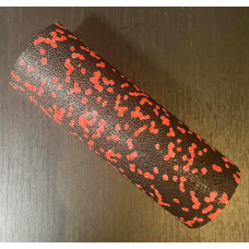 Масажний ролик (роллер) гладкий PowerPlay Mini EPP Foam Roller 150x53 мм, чорний-червоний, код: PP_4346_Red_(15x5)