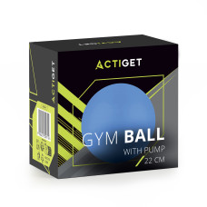 М'яч для пілатесу, йоги, реабілітації Actiget 22 см Blue, код: ACT0149