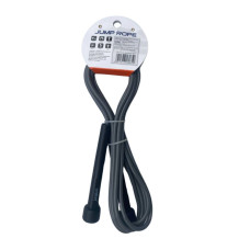 Скакалка LiveUp Jump Rope LS3115-N-G 2750 мм, чорний-сірий, код: 6951376160659