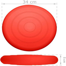 Балансувальна масажна подушка гладка EasyFit Balance Cushion, червоний, код: EF-3164-R-EF