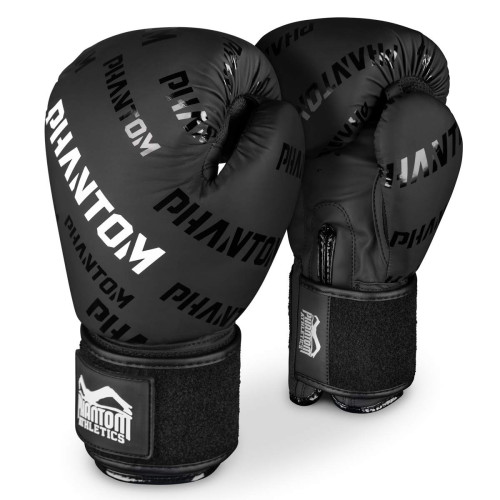 Боксерські рукавиці Phantom Apex Velcro Black 12 унцій, код: PHBG2368-12