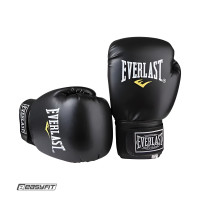 Рукавички для боксу Everlast 6 унцій, чорний, код: EF-0370-6-BK