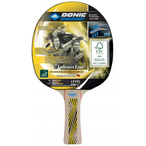 Ракетка для настільного тенісу Donic Legends 500 FSC, код: 4000885144079