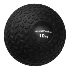 Слембол (медичний м"яч) для кросфіту SportVida Slam Ball 10 кг, чорний, код: SV-HK0367