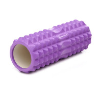 Масажний ролик (роллер) PowerPlay EVA Massage Roller (33x12см.), фіолетовий, код: PP_4405_Purple