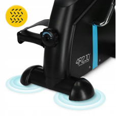 Міні велотренажер 4FIZJO Evo 2 в 1 для рук та ніг Black/Blue, код: P-5905973401692
