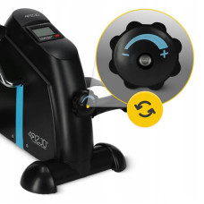 Міні велотренажер 4FIZJO Evo 2 в 1 для рук та ніг Black/Blue, код: P-5905973401692