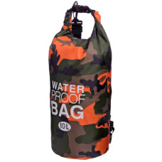 Водонепроникний гермомішок Tactical Waterproof 10 л, камуфляж помаранчевий, код: TY-6878-10_KOR