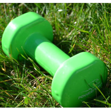 Гантель вінілова PowerPlay 1х1,5 кг, зелений, код: PP_4103_1,5kg