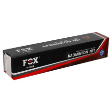 Сітка для бадмінтону Fox 6100x760 мм, червоний-білий, код: C-0018