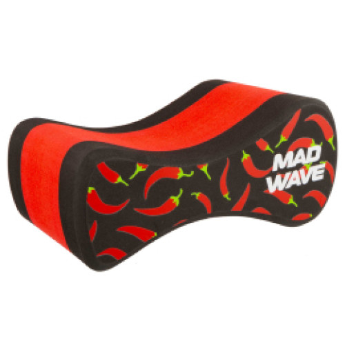 Колобашка для плавання MadWave Pull buoy EXT Printed червоний, код: M072006