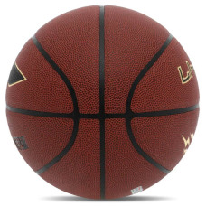 М'яч баскетбольний LI-Ning CBA Rock The Rim №7, коричневий, код: LBQK2023-1-S52