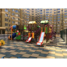 Ігровий комплекс InterAtletika Бастіон New, 11424х11100х3357 мм, код: T912 NEW-SM