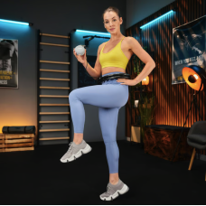 Хулахуп Trex Sport TX-010CHH масажний з обважнювачем чорний, код: 5902308234574