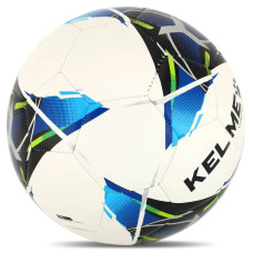 М"яч футбольний Kelme New Trueno №4 TPU, білий-блакитний, код: 9886130-9113-S52