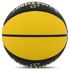 М"яч баскетбольний гумовий Spalding MVP №7, чорний-жовтий, код: 84547Z