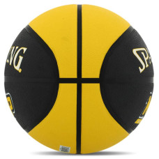 М"яч баскетбольний гумовий Spalding MVP №7, чорний-жовтий, код: 84547Z