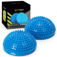 Півсфера масажна балансувальна Actiget Balance Pad 16 см 2 шт масажер для ніг, стоп Blue, код: ACT0117