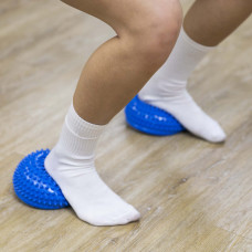 Півсфера масажна балансувальна Actiget Balance Pad 16 см 2 шт масажер для ніг, стоп Blue, код: ACT0117