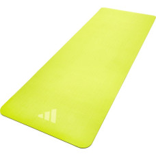Килимок для йоги Adidas Double Sided Yoga Mat 1760х610х6 мм, жовтий-сірий, код: 885652022484