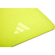 Килимок для йоги Adidas Double Sided Yoga Mat 1760х610х6 мм, жовтий-сірий, код: 885652022484