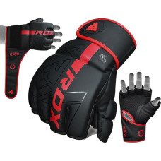 Рукавиці для ММА RDX F6 Kara Matte XL, чорний-червоний, код: GGR-F6MR-XL